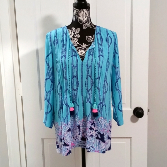 ⚓HTF Lilly Pulitzer⚓ - Marilina Tunic - Picture 1 of 11